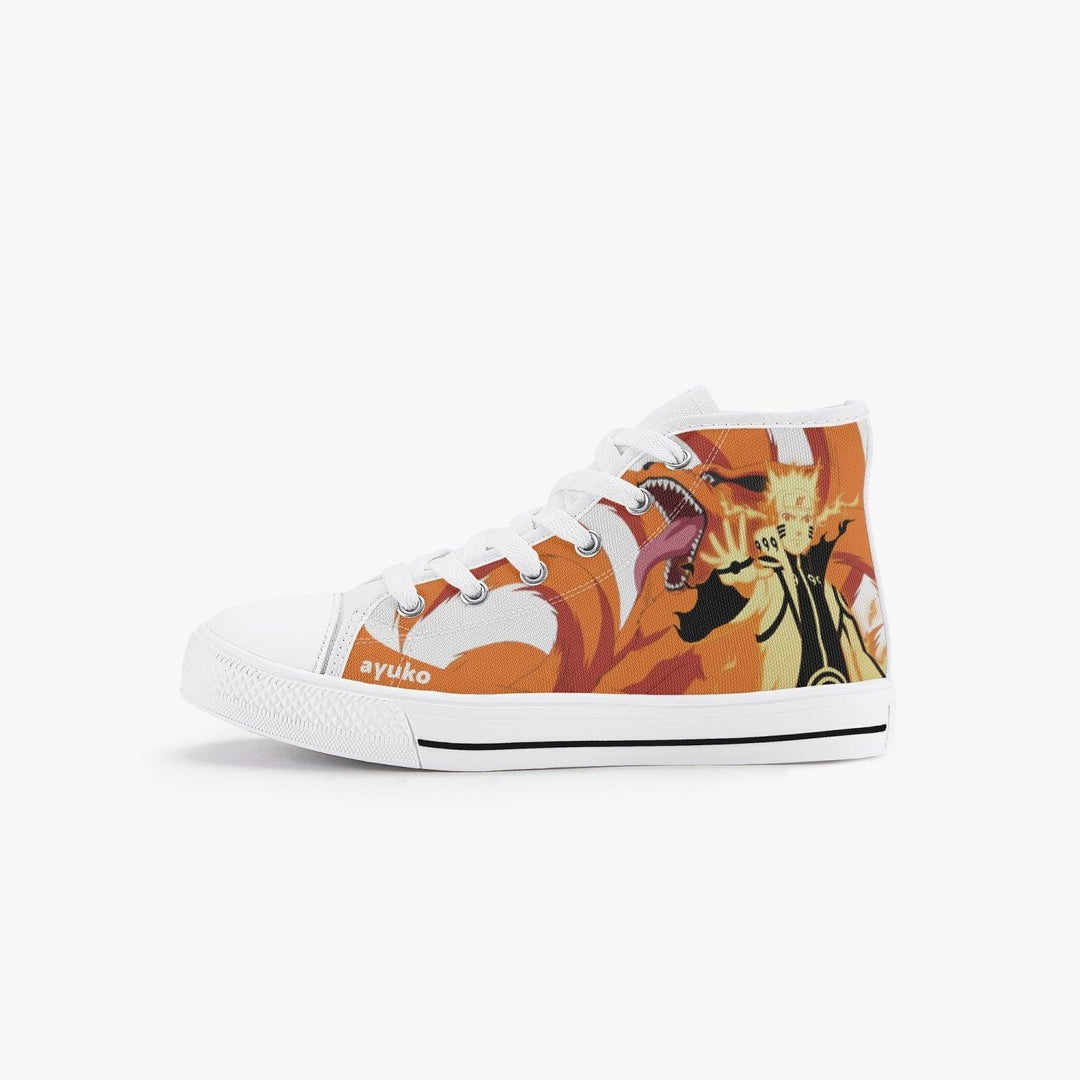 Naruto Shippuden Naruto Uzumaki Kids A-Star High Anime Shoes _ Naruto _ Ayuko