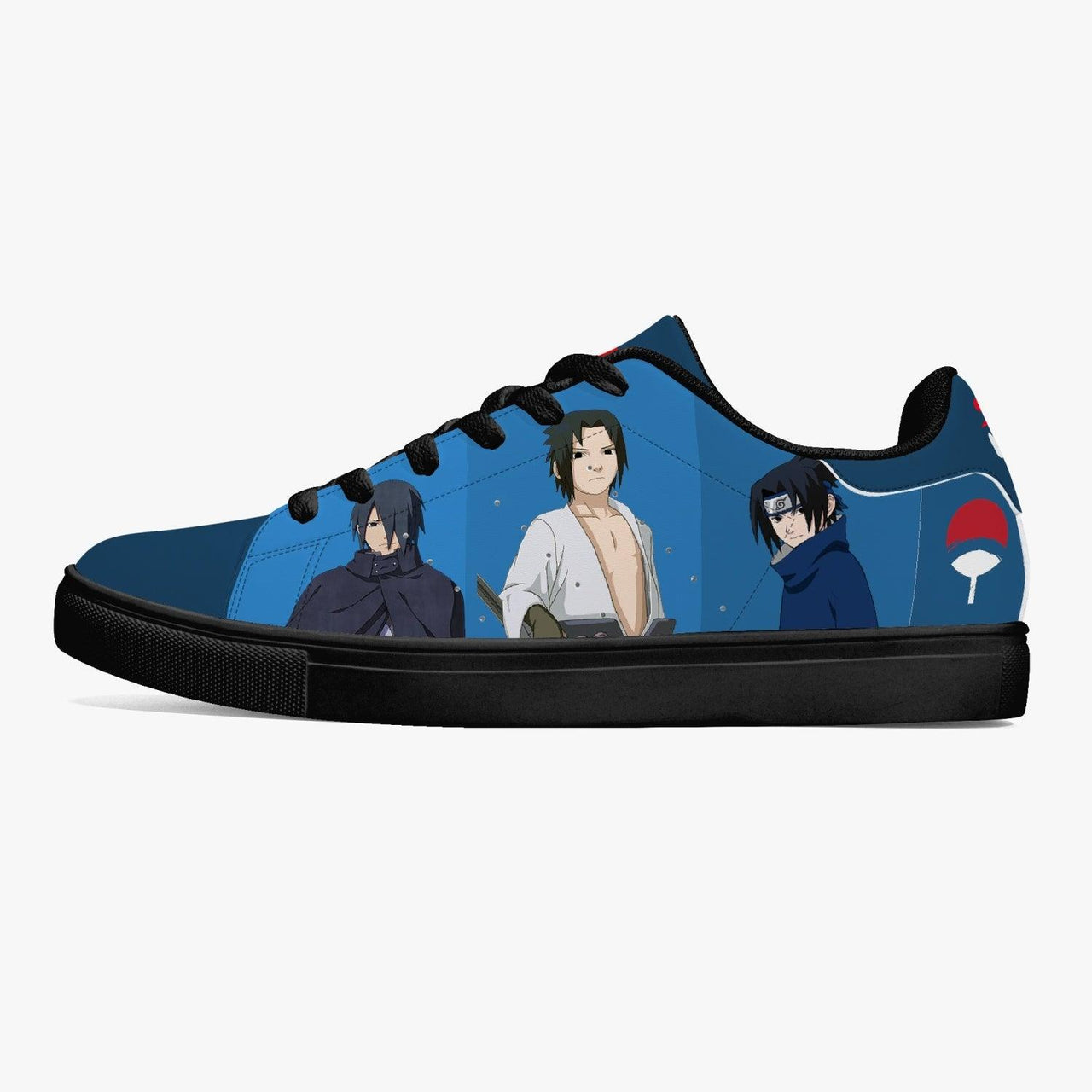 Naruto Shippuden Sasuke Uchiha Skate Anime Shoes _ Naruto _ Ayuko