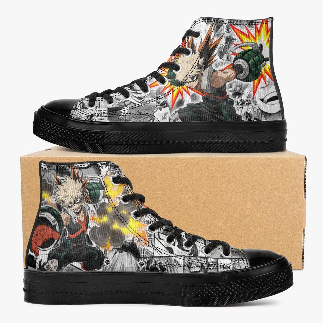 My Hero Academia Bakugo A-Star High Anime Shoes _ My Hero Academia _ Ayuko