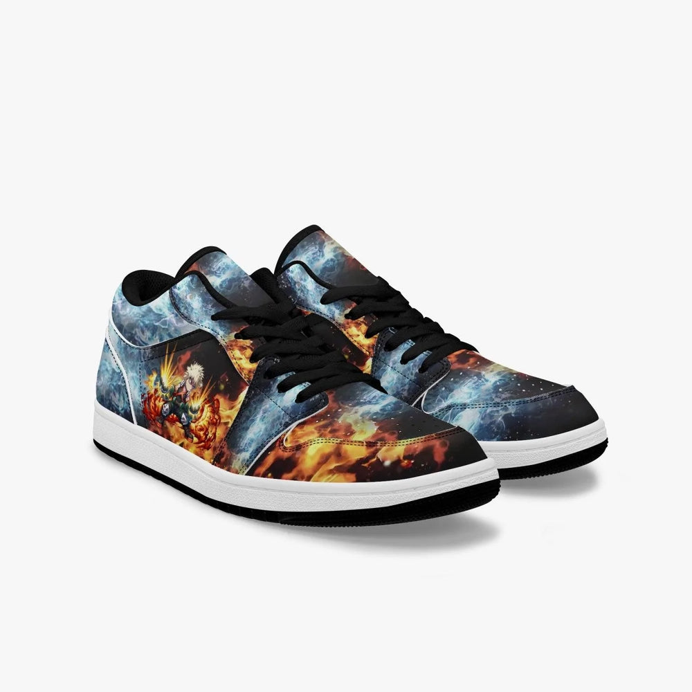 My Hero Academia Bakugo Fire & Ice JD1 Low Anime Shoes _ My Hero Academia _ Ayuko