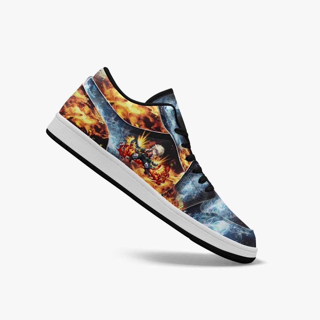 My Hero Academia Bakugo Fire & Ice JD1 Low Anime Shoes _ My Hero Academia _ Ayuko