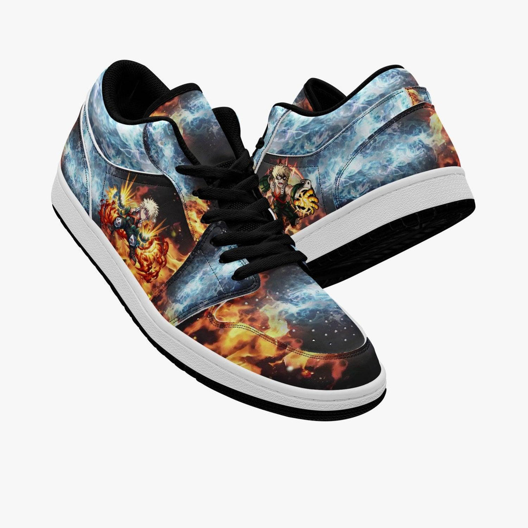 My Hero Academia Bakugo Fire & Ice JD1 Low Anime Shoes _ My Hero Academia _ Ayuko