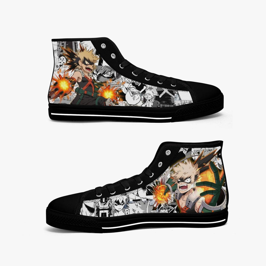 My Hero Academia Bakugou A-Star Mid Anime Shoes _ My Hero Academia _ Ayuko