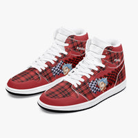 Thumbnail for Seven Deadly Sins Ban Checkered Air JD1 Mid Anime Shoes _ Seven Deadly Sins _ Ayuko