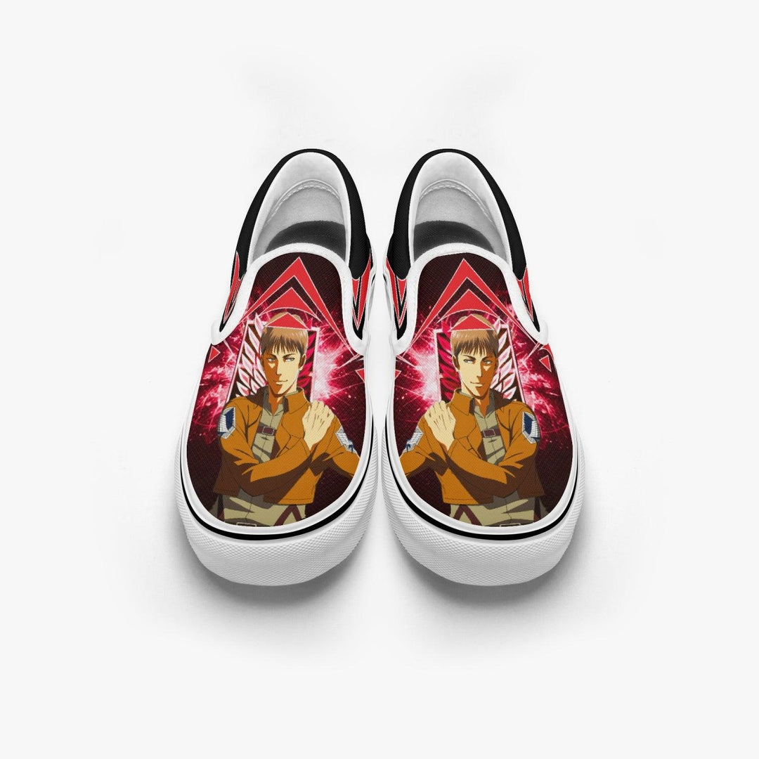 Attack On Titan Jean Kirstein Slip Ons Anime Shoes _ Attack On Titan _ Ayuko