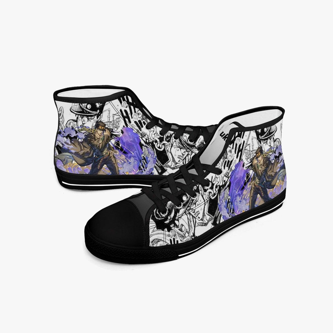 JoJo's Bizarre Adventure Jotaro Kujo A-Star Mid Anime Shoes _ JoJo's Bizarre Adventure _ Ayuko