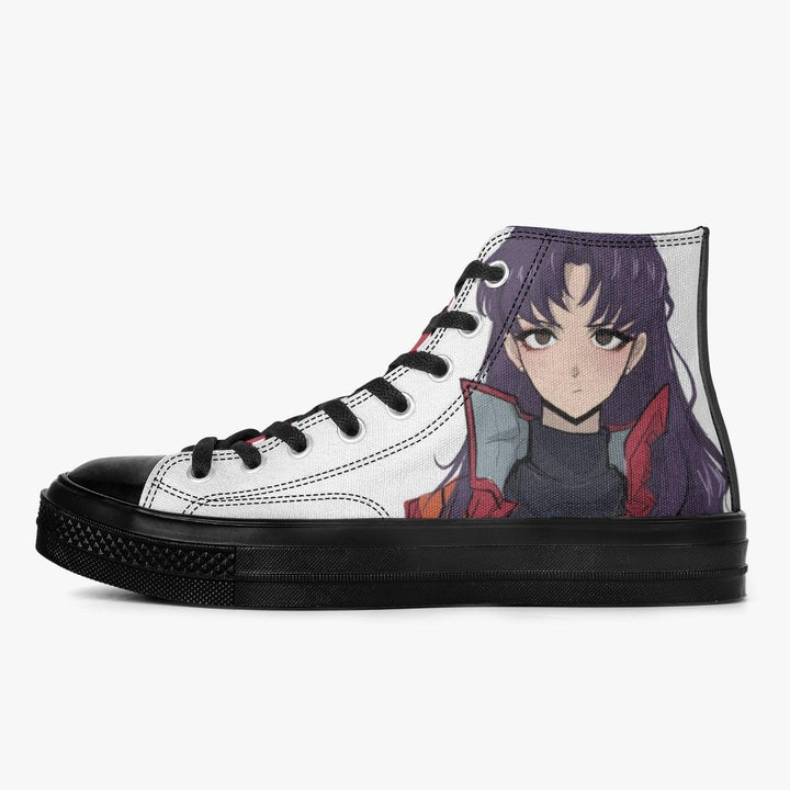 Neon Genesis Evangelion Misato Katsuragi A-Star High Anime Shoes _ Neon Genesis Evangelion _ Ayuko