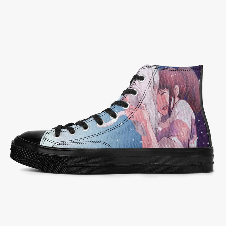 Spirited Away Haku Chihiro A-Star High Anime Shoes _ Spirited Away _ Ayuko