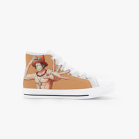 Thumbnail for One Piece Portgas D. Ace Kids A-Star High Anime Shoes _ One Piece _ Ayuko