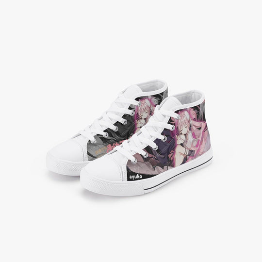 Madoka Magica Kaname x Akemi Kids A-Star High Anime Shoes _ Madoka Magica _ Ayuko