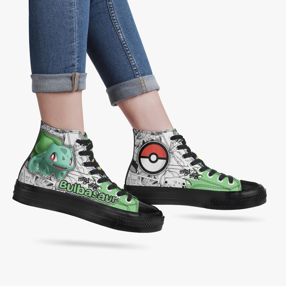 Pokemon Bulbasaur A-Star High Anime Shoes _ Pokemon _ Ayuko