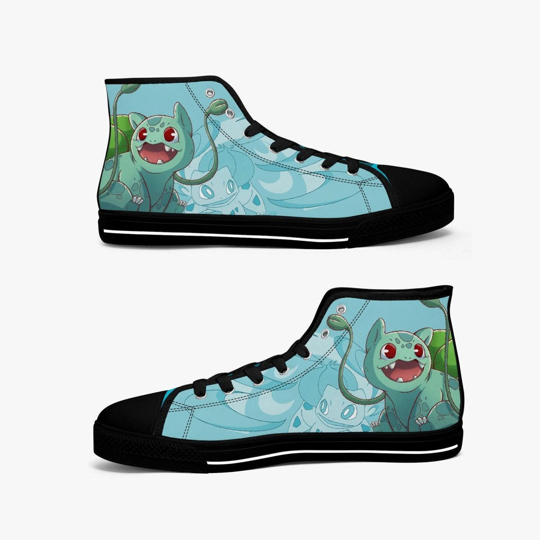 Pokemon Bulbasaur A- Star Mid Anime Shoes _ Pokemon _ Ayuko