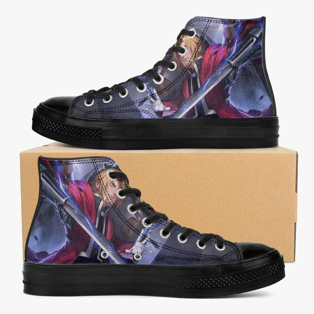 Fullmetal Alchemist Edward A-Star High Anime Shoes _ Fullmetal Alchemist _ Ayuko