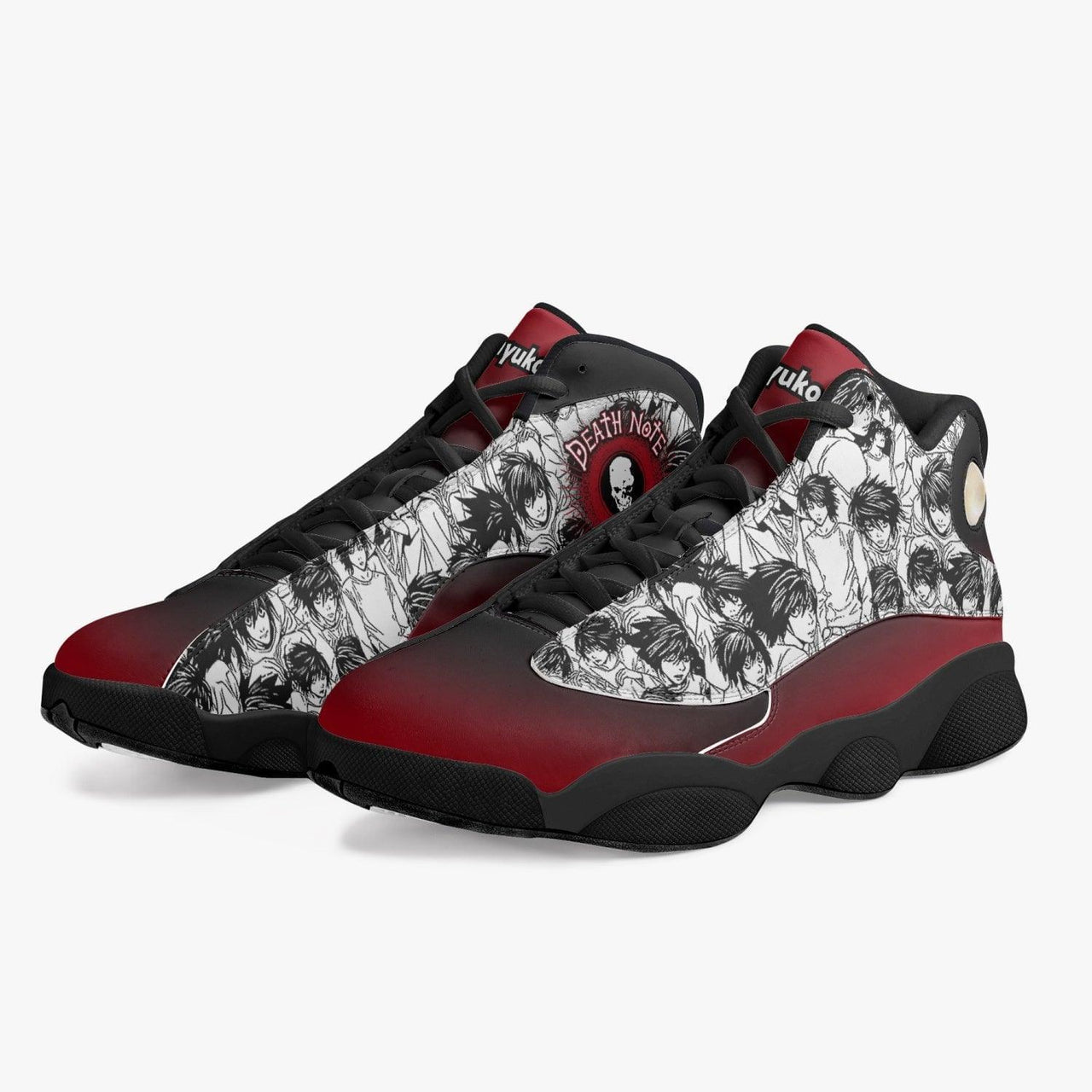 Death Note 'L' Red/Black JD13 Anime Shoes _ Death Note _ Ayuko