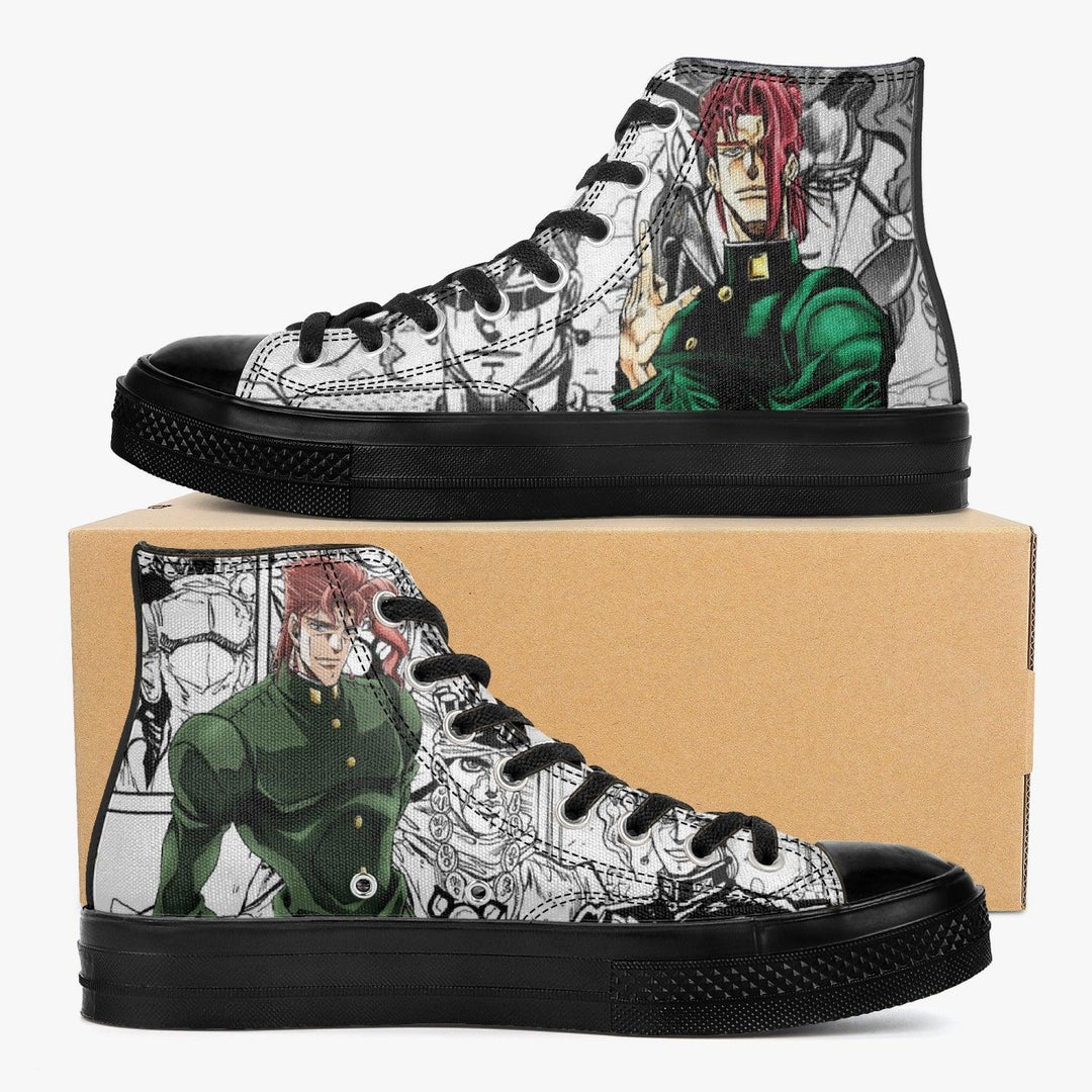 JoJo's Bizarre Adventure Noriaki Kakyoin A-Star High Anime Shoes _ JoJo's Bizarre Adventure _ Ayuko