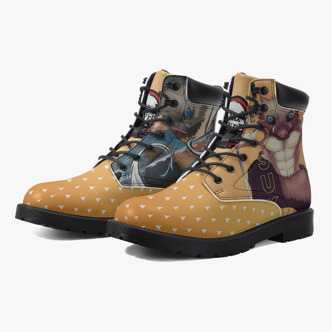 Demon Slayer Hashibira Inosuke Casual Leather Boots Anime Shoes _ Demon Slayer _ Ayuko