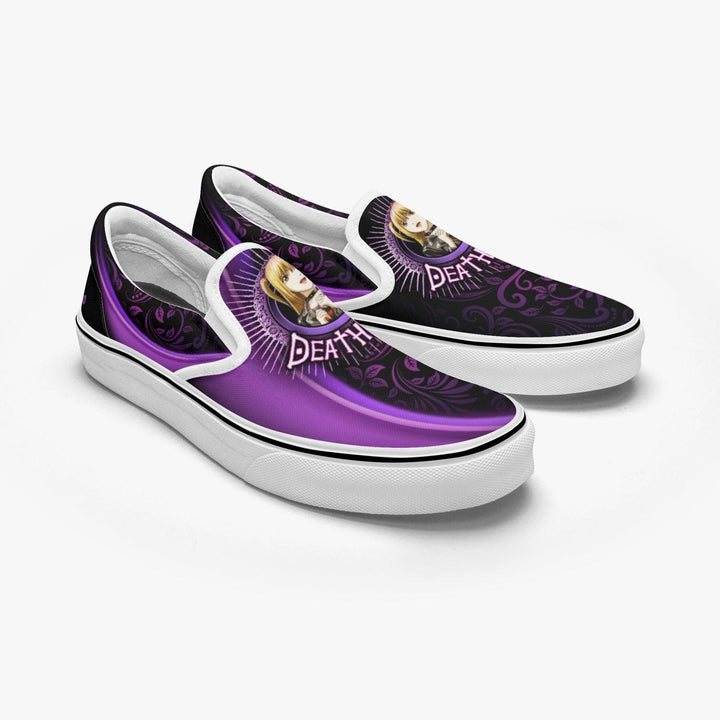 Death Note Misa Amana Purple Slip Ons Anime Shoes _ Death Note _ Ayuko