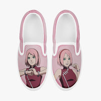Thumbnail for Naruto Shippuden Sakura Kids Slipons Anime Shoes _ Naruto _ Ayuko