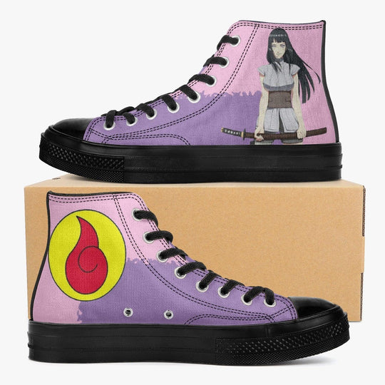 Naruto Shippuden Hinata A-Star High Anime Shoes _ Naruto _ Ayuko