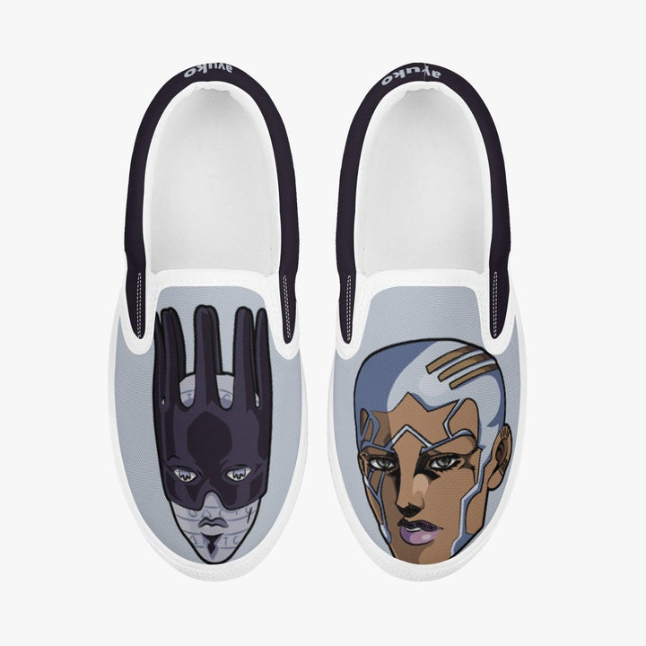 JoJo's Bizarre Adventure Enrico Pucci Kids Slipons Anime Shoes _ JoJo's Bizarre Adventure _ Ayuko