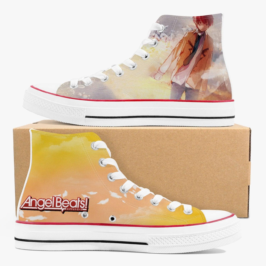 Angel Beats Otonashi A-Star High White Anime Shoes _ Angel Beats _ Ayuko