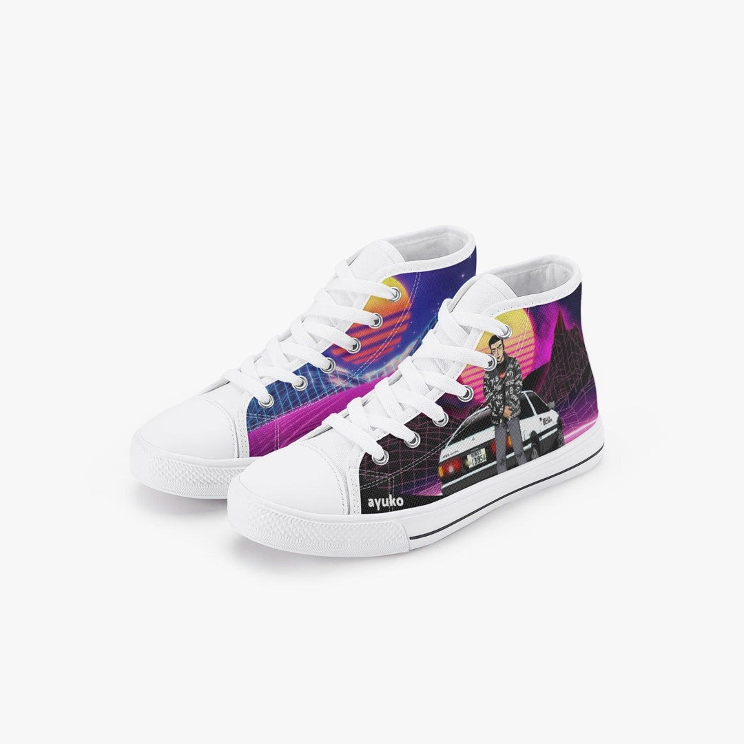 Initial D Bunta Fujiwara Kids A-Star High Anime Shoes _ Initial D _ Ayuko