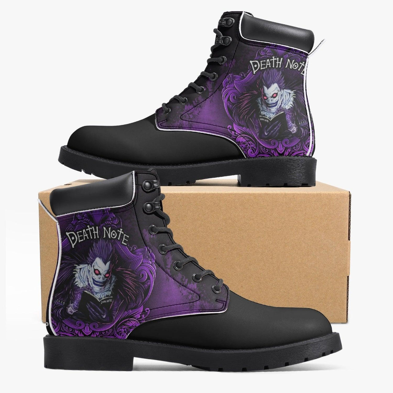 Death Note Ryuk Purple Boots Anime Shoes _ Death Note _ Ayuko