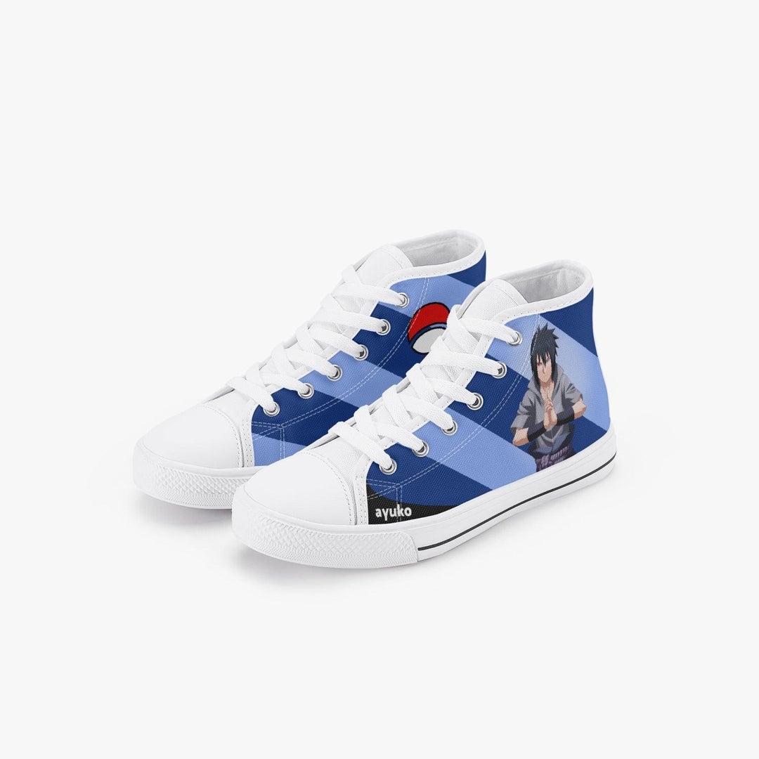 Naruto Shippuden Sasuke Kids A-Star High Anime Shoes _ Naruto _ Ayuko