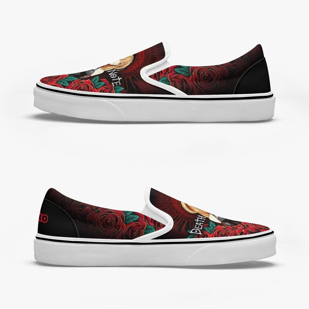 Death Note Misa Amane Deathnote Slip Ons Anime Shoes _ Death Note _ Ayuko