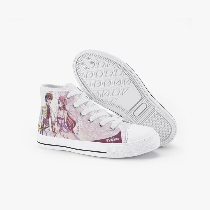 Code Geass Euphemia & Suzaku Kids A-Star High Anime Shoes _ Code Geass _ Ayuko