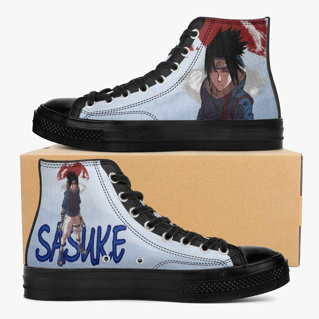 Naruto Shippuden Sasuke A-Star High Anime Shoes _ Naruto _ Ayuko