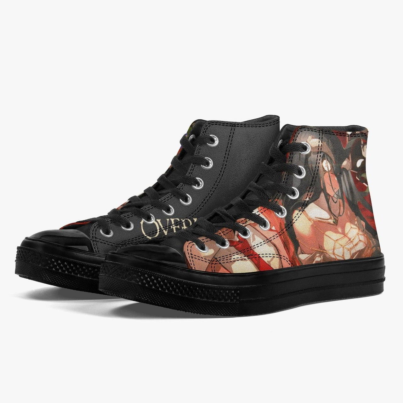 Overlord Demiurge A-Star High Black Anime Shoes _ Overlord _ Ayuko