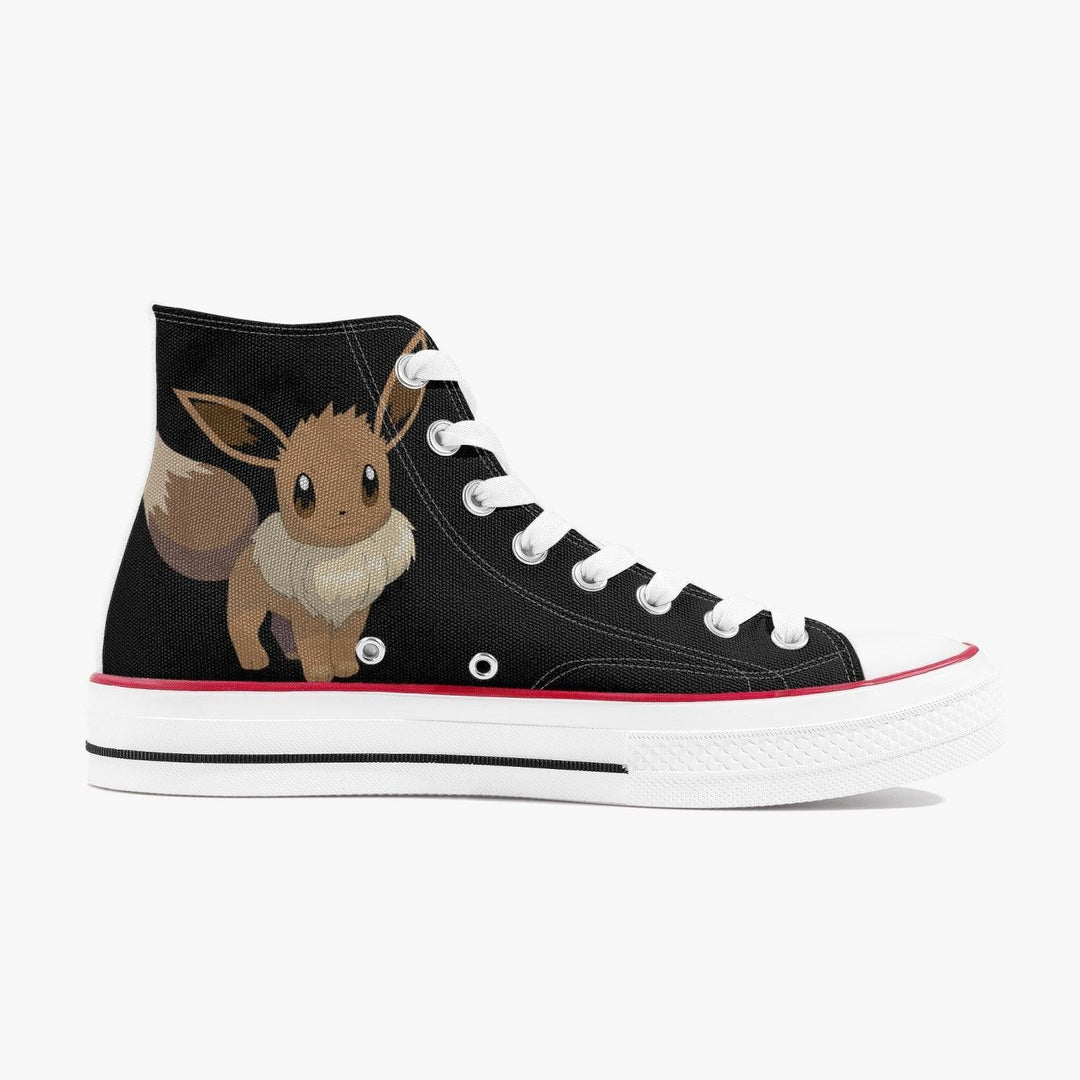 Pokemon Cute Eevee A-Star High Anime Shoes _ Pokemon _ Ayuko