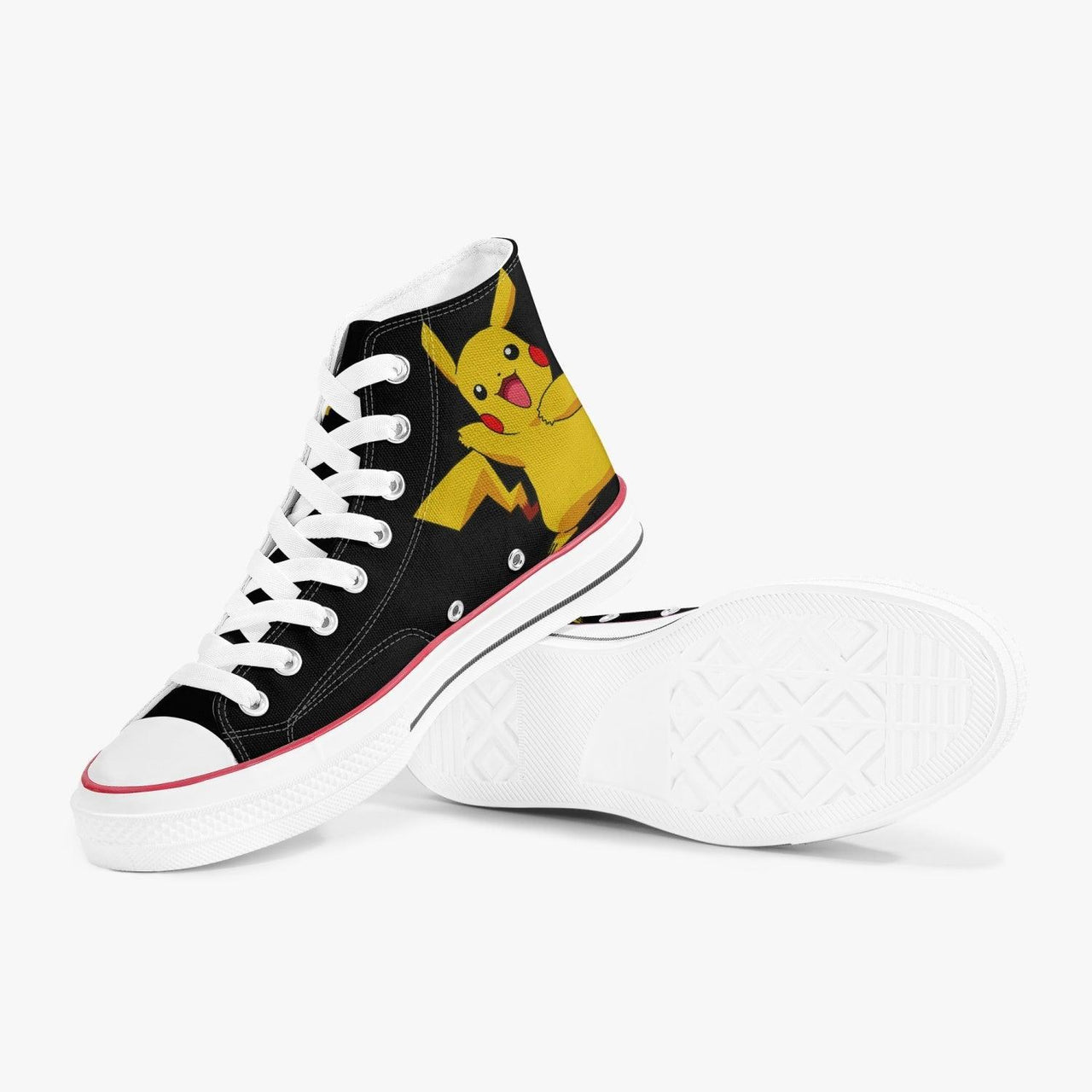Converse, Shoes, Custom Painted Pikachu Pokmon Converse Low Tops