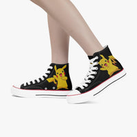 Thumbnail for Pokemon Cute Pikachu A-Star High Anime Shoes _ Pokemon _ Ayuko