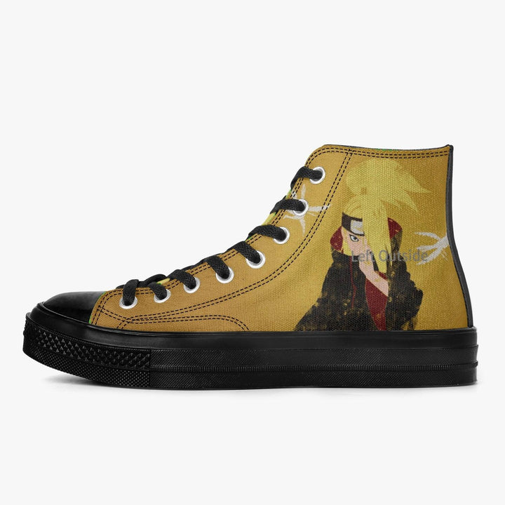 Naruto Shippuden Deidara A-Star High Anime Shoes _ Naruto _ Ayuko