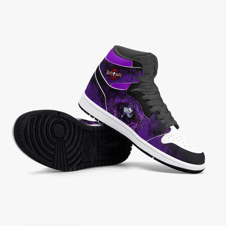 Death Note Ryuk Purple JD1 Mid Anime Shoes _ Death Note _ Ayuko