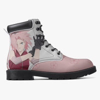 Thumbnail for Naruto Shippuden Sakura Haruno All-Season Anime Boots _ Naruto _ Ayuko