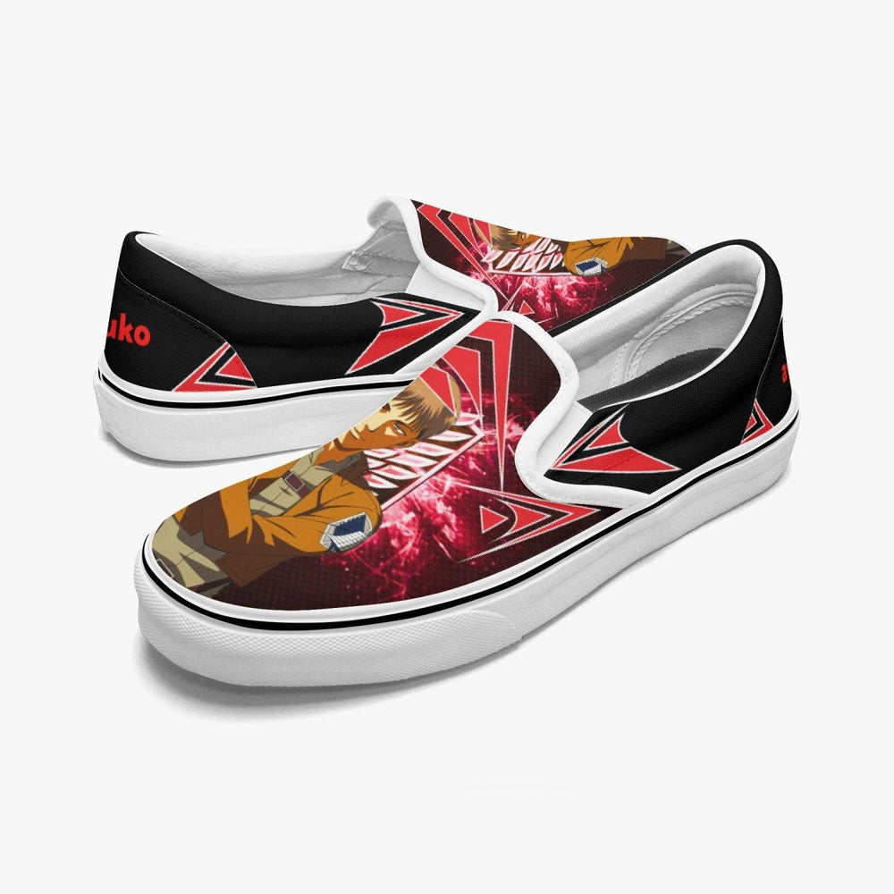 Attack On Titan Jean Kirstein Slip Ons Anime Shoes _ Attack On Titan _ Ayuko