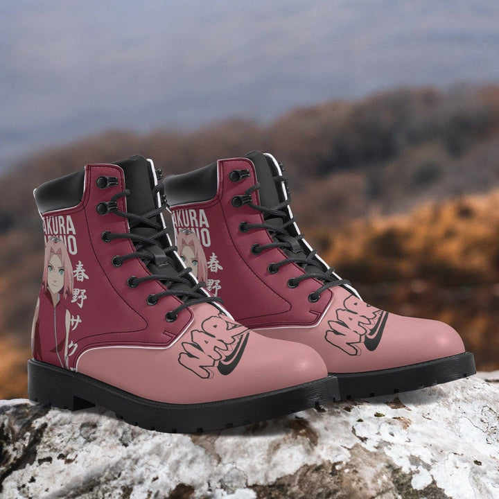 Naruto Shippuden Sakura All-Season Anime Boots _ Naruto _ Ayuko