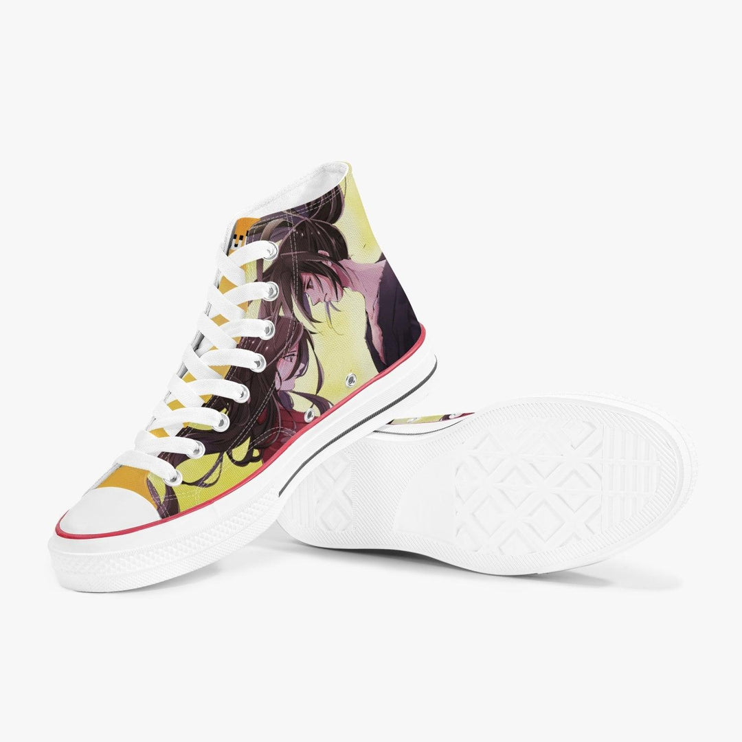 Hyakkimaru & Dororo A-Star High White Anime Shoes _ Dororo _ Ayuko