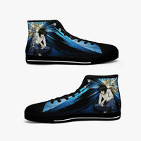 Thumbnail for Death Note 'L' Blue A-Star Mid Anime Shoes _ Death Note _ Ayuko