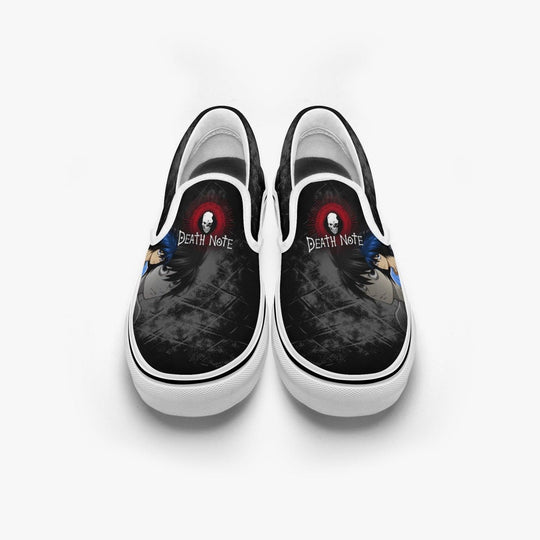 Death Note 'L' Slip Ons Anime Shoes _ Death Note _ Ayuko