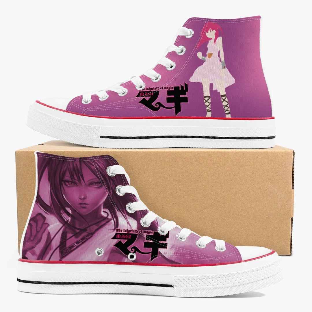 Magi The Labyrinth Of Magic Morgiana A-Star High Anime Shoes _ Magi The Labyrinth Of Magic _ Ayuko