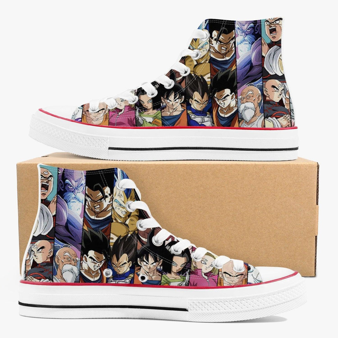 Dragon Ball Z A-Star High White Anime Shoes _ Dragon Ball Z _ Ayuko