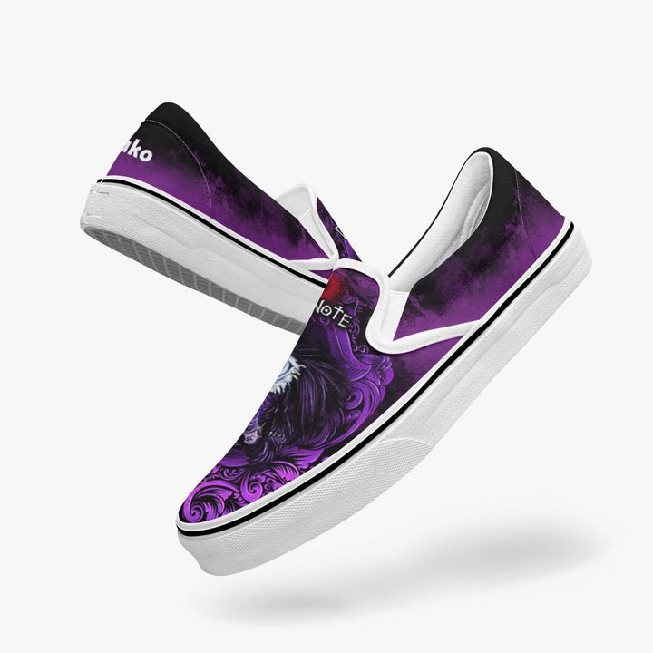 Death Note Ryuk Purple Slip Ons Anime Shoes _ Death Note _ Ayuko