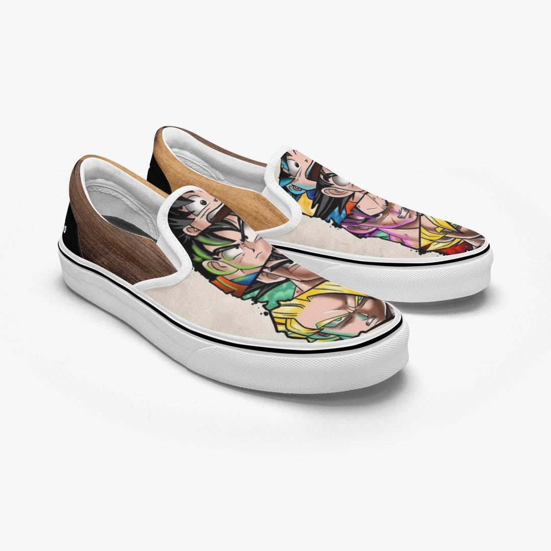 Dragon Ball Z Team Slip Ons Anime Shoes _ Dragon Ball Z _ Ayuko