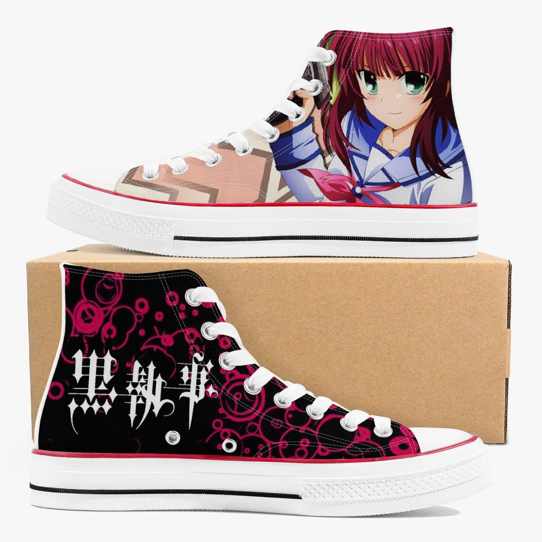 Angel Beats Yuri A-Star High White Anime Shoes _ Angel Beats _ Ayuko