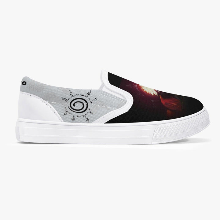 Naruto Shippuden Naruto & Sasuke Kids Slip Ons Anime Shoes _ Naruto _ Ayuko