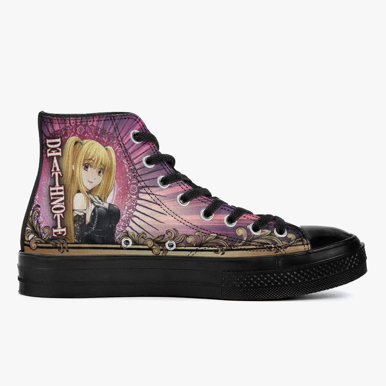 Death Note Misa Pink A-Star High Anime Shoes _ Death Note _ Ayuko